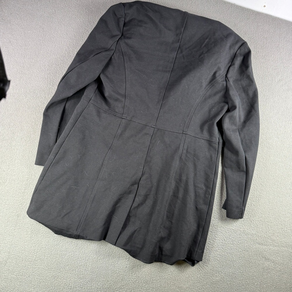 Anne Klein Jacket Women L‎ Gold Buttons Pockets Coat Military Style Goth Street - Picture 3 of 9
